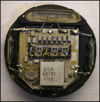 Complete Pulsar / Omega Watch Module, Circuit Board and Plastic Carrier
